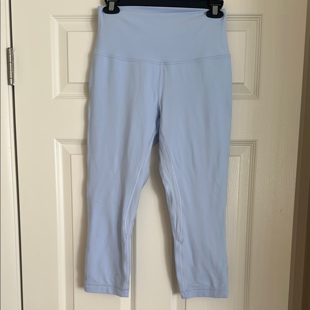 Lululemon Light Blue High-Waisted Leggings size 8